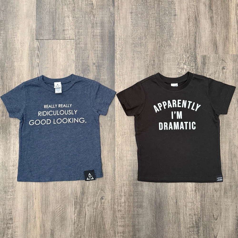 Kids Trilogy Design Graphic Tees'